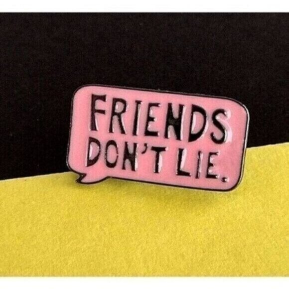 3 $20 Stranger Things Friends Dont Lie Enamel Pin - Picture 1 of 1